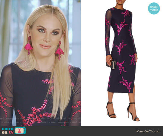 'Jiwon' Dress by Cinq a Sept worn by Kameron Westcott on The Real Housewives of Dallas