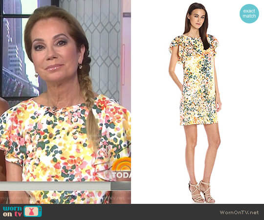 Flutter Sleeve Shift Dress by Donna Morgan worn by Kathie Lee Gifford  on Today