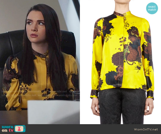 Dries Van Noten Calfier Blouse worn by Jane Sloan (Katie Stevens) on The Bold Type