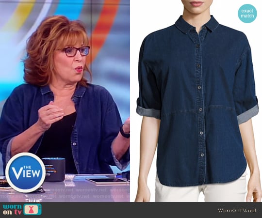 Denim Top by Eileen Fisher worn by Joy Behar on The View