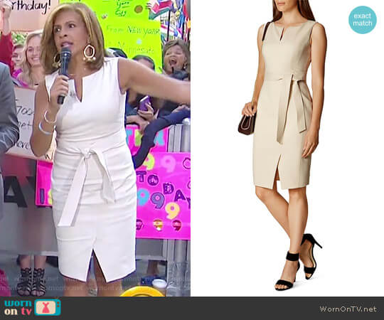 Belted Pencil Dress by Karen Millen worn by Hoda Kotb on Today