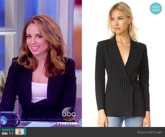 Double Breasted Blazer by Norma Kamali worn by Jedediah Bila on The View