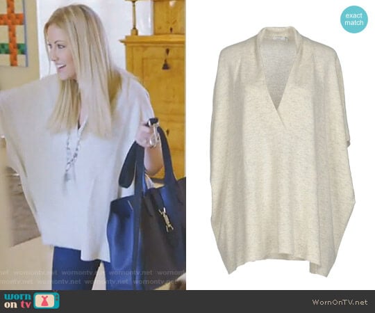 V-Neck Sweater by Vince worn by Stephanie Hollman on The Real Housewives of Dallas