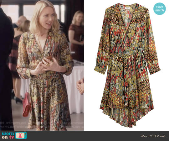 Printed Silk Dress by Zadig and Voltaire worn by Jean Holloway (Naomi Watts ) on Gypsy