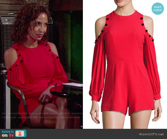 Alexis Asher Romper worn by Lily Winters (Christel Khalil) on The Young and the Restless