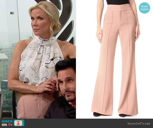 Alice + Olivia Dawn Pants worn by Brooke Logan (Katherine Kelly Lang) on The Bold and the Beautiful