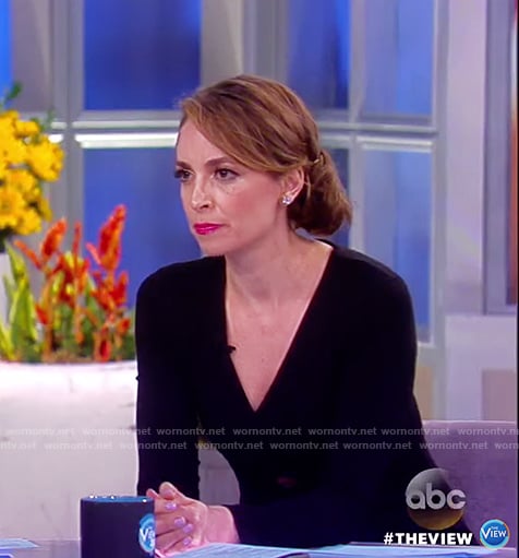 Jedediah’s black cutout dress on The View