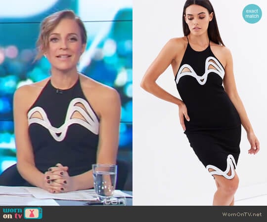 Anja Dress by Blessed are the Meek worn by Carrie Bickmore on The Project