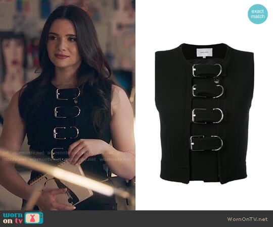 Carven Buckled Crop Top worn by Jane Sloan (Katie Stevens) on The Bold Type