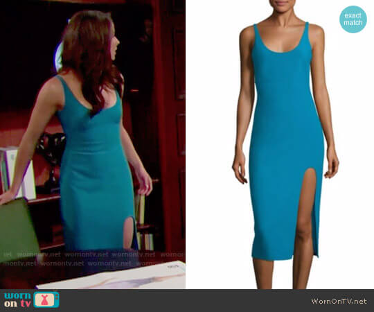 Cinq a Sept Breena Dress worn by Ivy Forrester (Ashleigh Brewer) on The Bold and the Beautiful