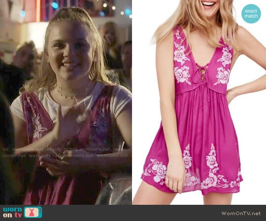 Free People Aida Slip Dress worn by Daphne Conrad (Maisy Stella) on Nashville