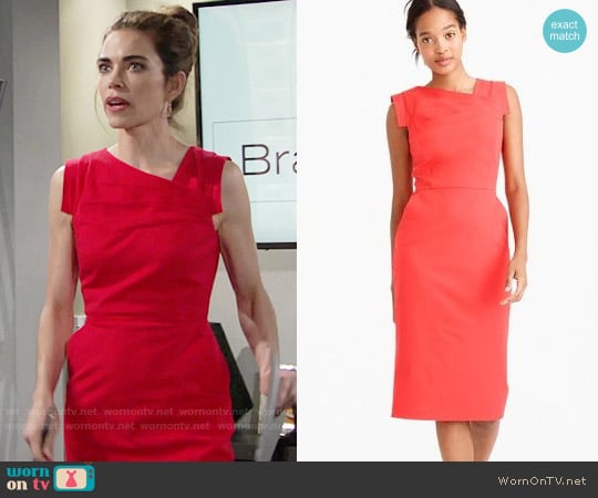 J. Crew Promotion Dress worn by Victoria Newman (Amelia Heinle) on The Young and the Restless