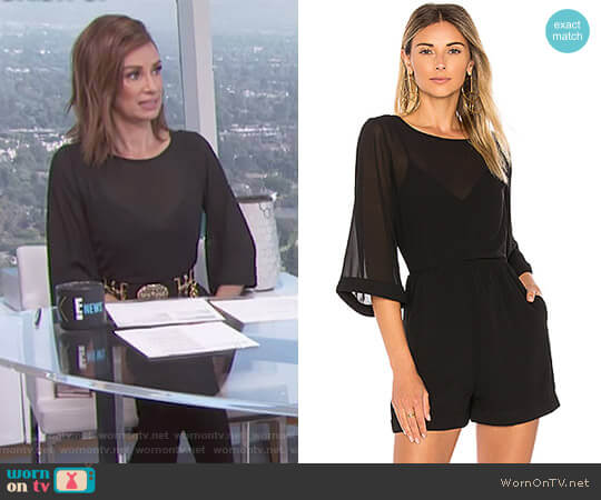 Celeste Romper by Line and Dot worn by Catt Sadler on E! News