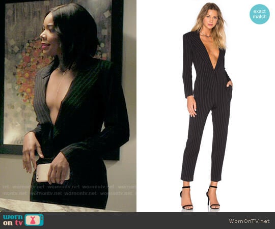 Norma Kamali Tapered Leg Jumpsuit worn by Mary Jane Paul (Gabrielle Union) on Being Mary Jane