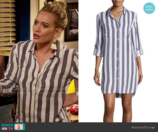 Rails Julian Stripe Dress worn by Kelsey Peters (Hilary Duff) on Younger