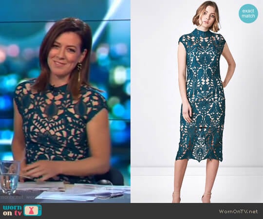 Zara Sheath Dress by Rodeo Show worn by Gorgi Coghlan on The Project