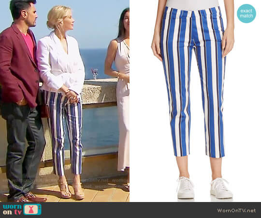 St. Emile Cyrill II Cabana Striped Pants worn by Brooke Logan (Katherine Kelly Lang) on The Bold and the Beautiful