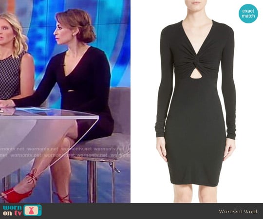 T by Alexander Wang Twist Front Body-Con Dress worn by Jedediah Bila on The View