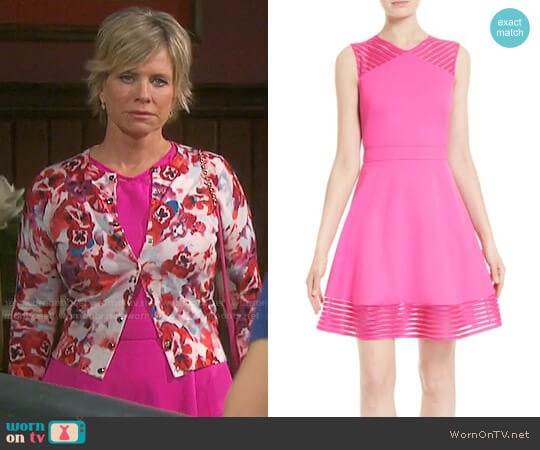 Ted Baker Pink Eleese Dress worn by Kayla Brady (Mary Beth Evans) on Days of our Lives