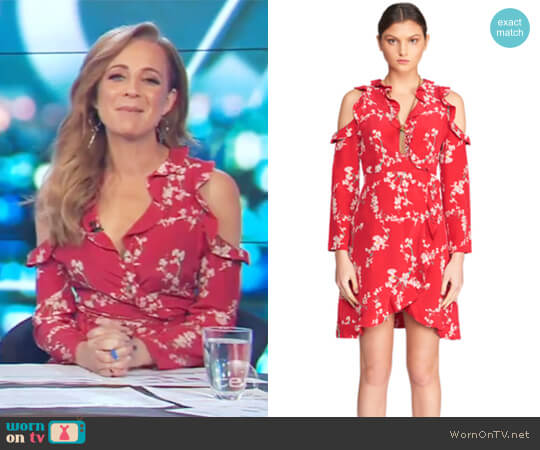 First Bloom Mini Dress by Torannce worn by Carrie Bickmore on The Project