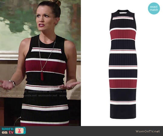 Veronica Beard Macgraw Dress worn by Chelsea Lawson (Melissa Claire Egan) on The Young and the Restless