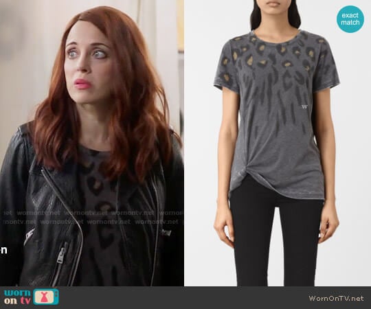 All Saints Lao Mellon Tee worn by Jo (Alanna Ubach) on Girlfriends Guide to Divorce