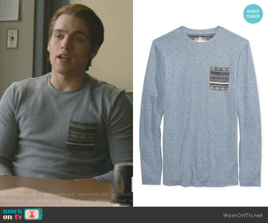 Men's Pocket Thermal Shirt by American Rag worn by Liam Dunbar (Dylan Sprayberry) on Teen Wolf