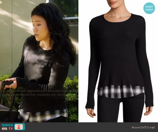 Bailey 44 Tour De Force Layered Sweater worn by Happy Quinn (Jadyn Wong) on Scorpion