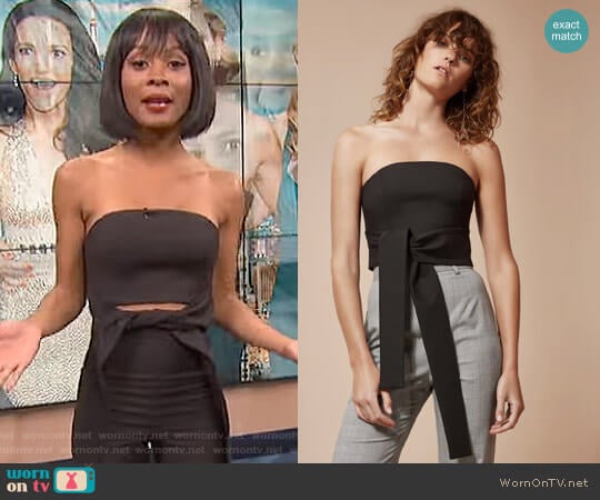 We Woke Up Top by C/Meo Collective worn by Zuri Hall on E! News