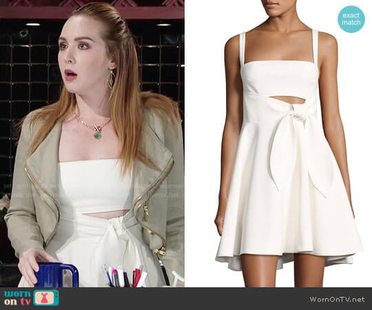 Cinq a Sept Nyma Dress worn by Mariah Copeland (Camryn Grimes) on The Young and the Restless