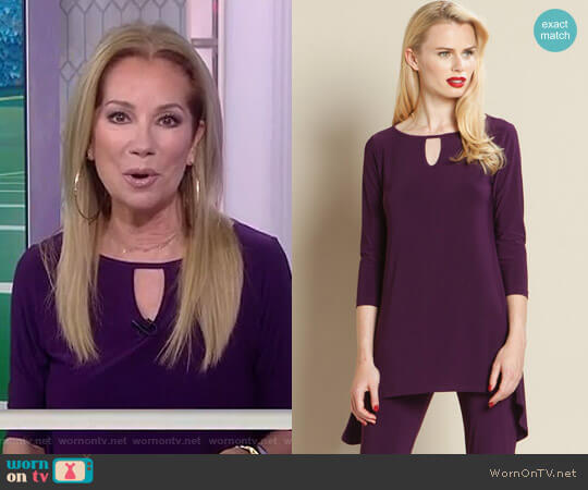 Keyhole Front Tunic by Clara Sunwoo worn by Kathie Lee Gifford on Today