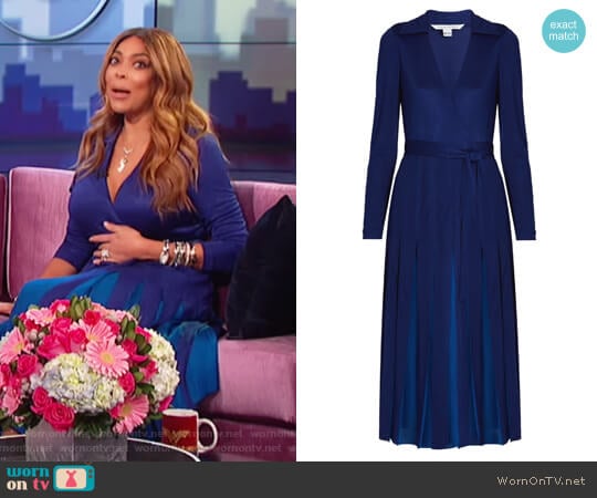 Stevie Dress by Diane von Furstenberg worn by Wendy Williams on The Wendy Williams Show