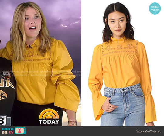 Another Eternity Top by Free People worn by Jenna Bush Hager on Today