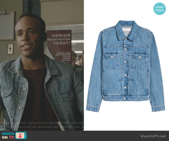 Denim Jacket by H&M worn by Mason Hewitt (Khylin Trejon Rhambo) on Teen Wolf