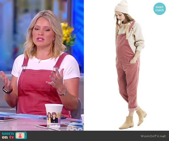 The Cord Overall by Hatch worn by Sara Haines on The View