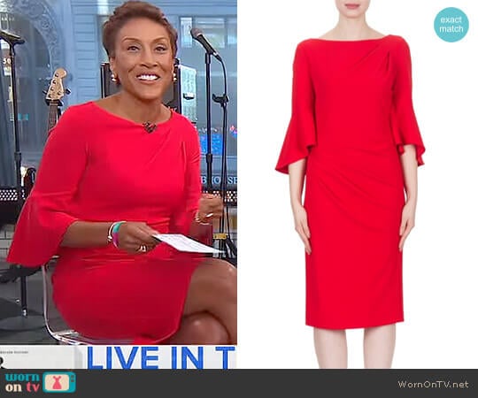 Dress Style 173411 by Joseph Ribkoff worn by Robin Roberts on Good Morning America