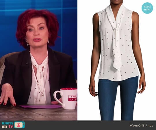 Natalia Star Top by L'Agence worn by Sharon Osbourne on The Talk