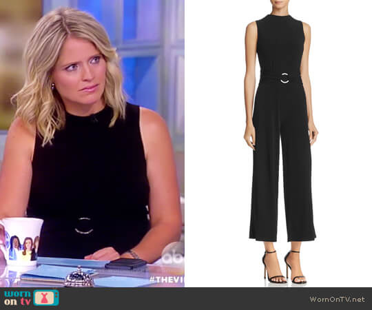 Mock-Neck Jumpsuit by Michael Michael Kors worn by Sara Haines  on The View