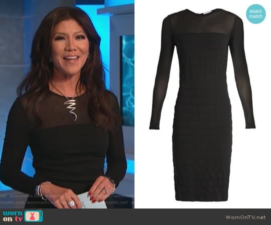 Orafo dress by Max Mara worn by Julie Chen on Big Brother