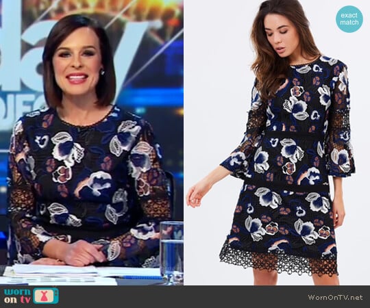 Aura Mini Dress by Ministry Of Style worn by Natarsha Belling on The Project