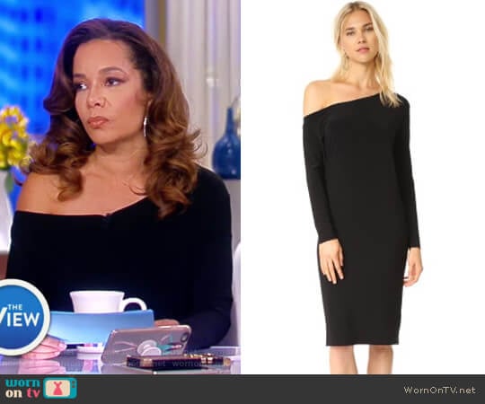 Drop Shoulder Dress by Norma Kamali worn by Sunny Hostin on The View