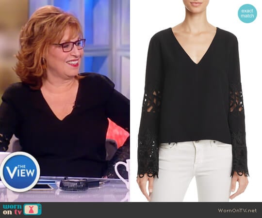 Lace Bell Sleeve Top by Ramy Brook worn by Joy Behar on The View