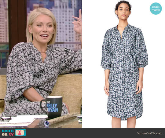 WornOnTV: Kelly’s black floral dress on Live with Kelly and Ryan ...