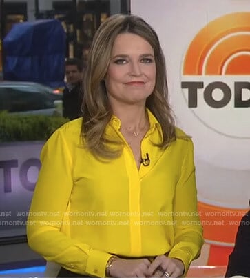 Savannah’s yellow blouse on Today