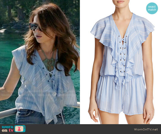 Show Me Your Mumu Treasure Lace-Up Top worn by Haley Dunphy (Sarah Hyland) on Modern Family