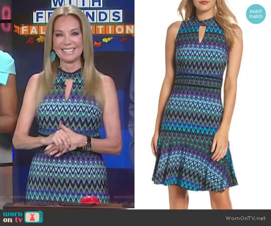 Sleeveless Jersey Sheath Dress by Taylor Dresses worn by Kathie Lee Gifford on Today