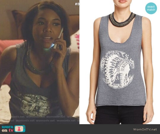 Beaded Necklace Tank Top by Vintage Havana worn by Mary Jane Paul (Gabrielle Union) on Being Mary Jane