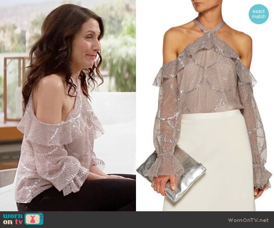 Alexis Kylie Top worn by Abby McCarthy (Lisa Edelstein) on Girlfriends Guide to Divorce