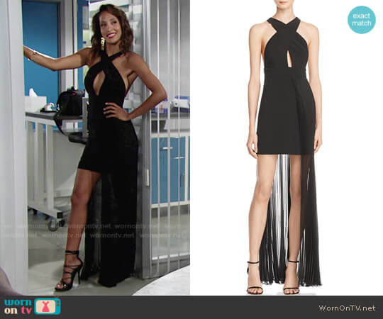 AQ/AQ Ailla Dress worn by Lily Winters (Christel Khalil) on The Young and the Restless