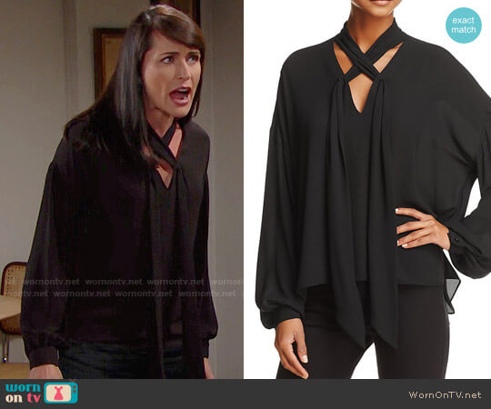 Bailey 44 Queen Sophia Shirt worn by Quinn Fuller (Rena Sofer) on The Bold and the Beautiful